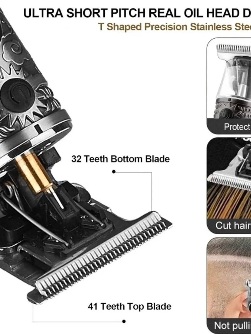 Professional Hair Trimmer for Men,  Professional Hair Clippers for Barber